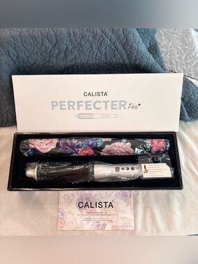 Calista Perfecter Pro+ Heated Round Brush Styling Tool New in Box